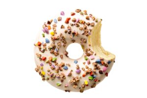 Donut Crushed Candy White