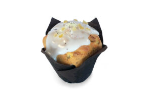 Muffin Tulip Relleno Crema Limón y Glase