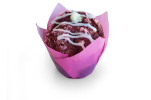Muffin Tulipa Red Velvet Relleno Cheesecake